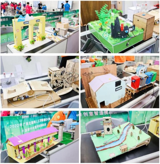 雷宇携蘑菇云创客助力2022年广西北部湾人工智能教育大赛活动完美收官
