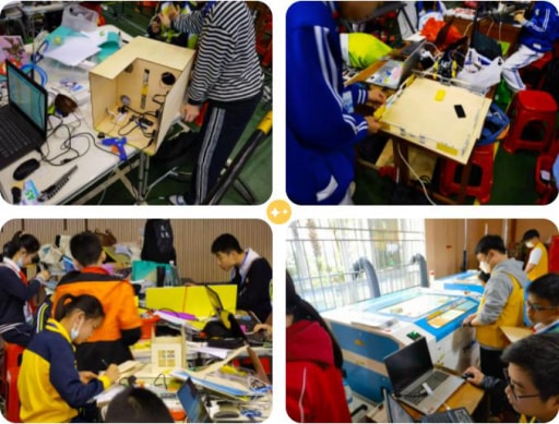 选手们认真对待每一个作品